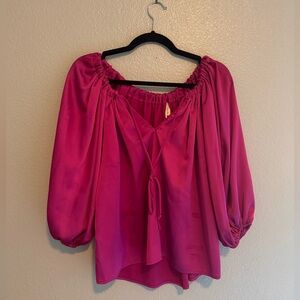 Fuscia Workwear top